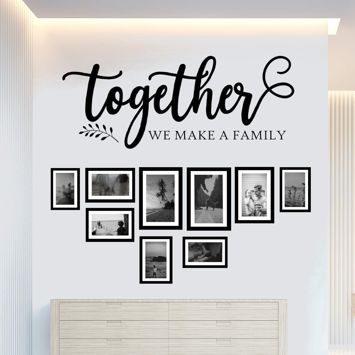 Famille Ensemble nous avons tout Wall Sticker Decal mots